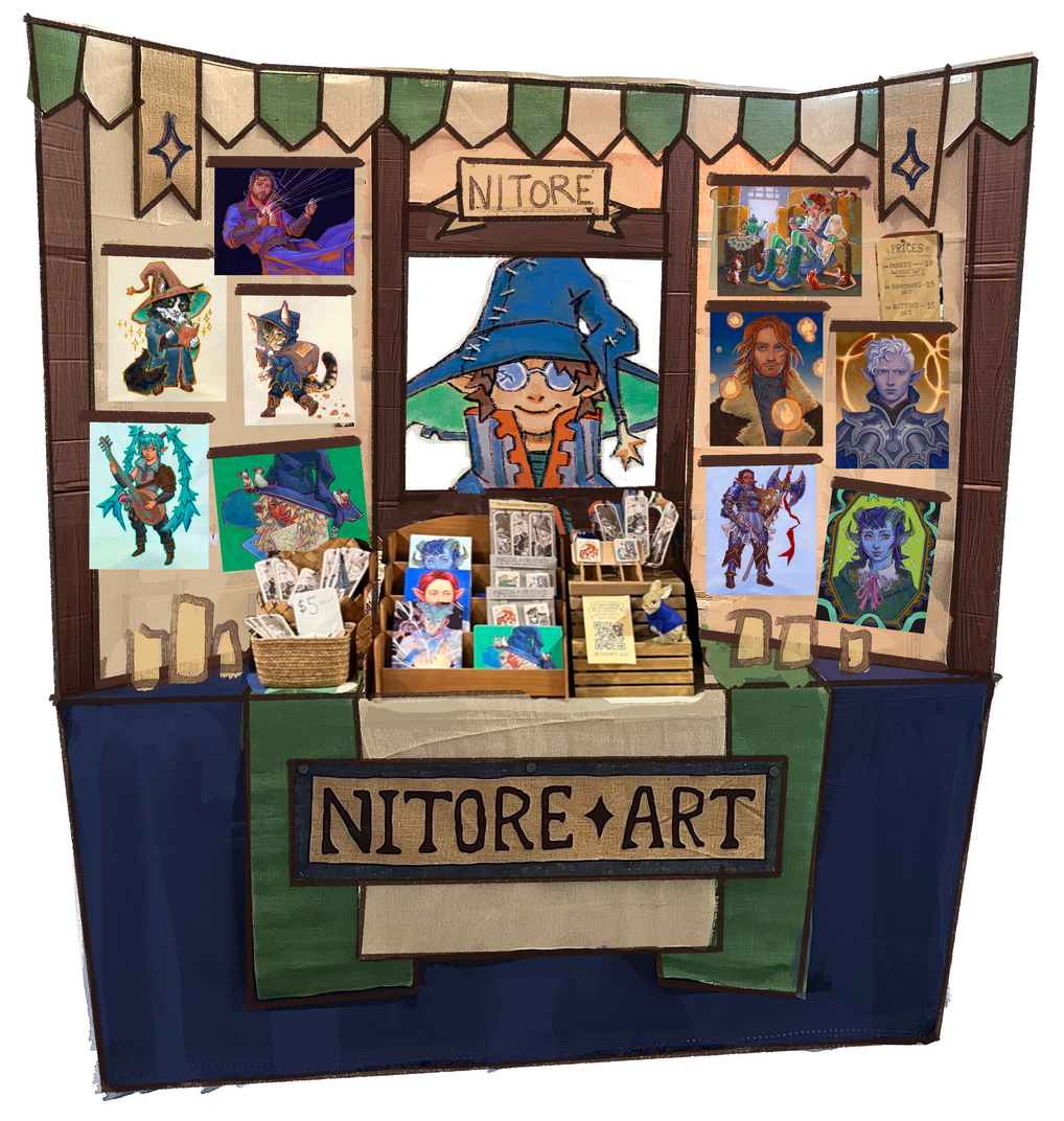 6ft setup (with updated merchandise as of Oct 2025)