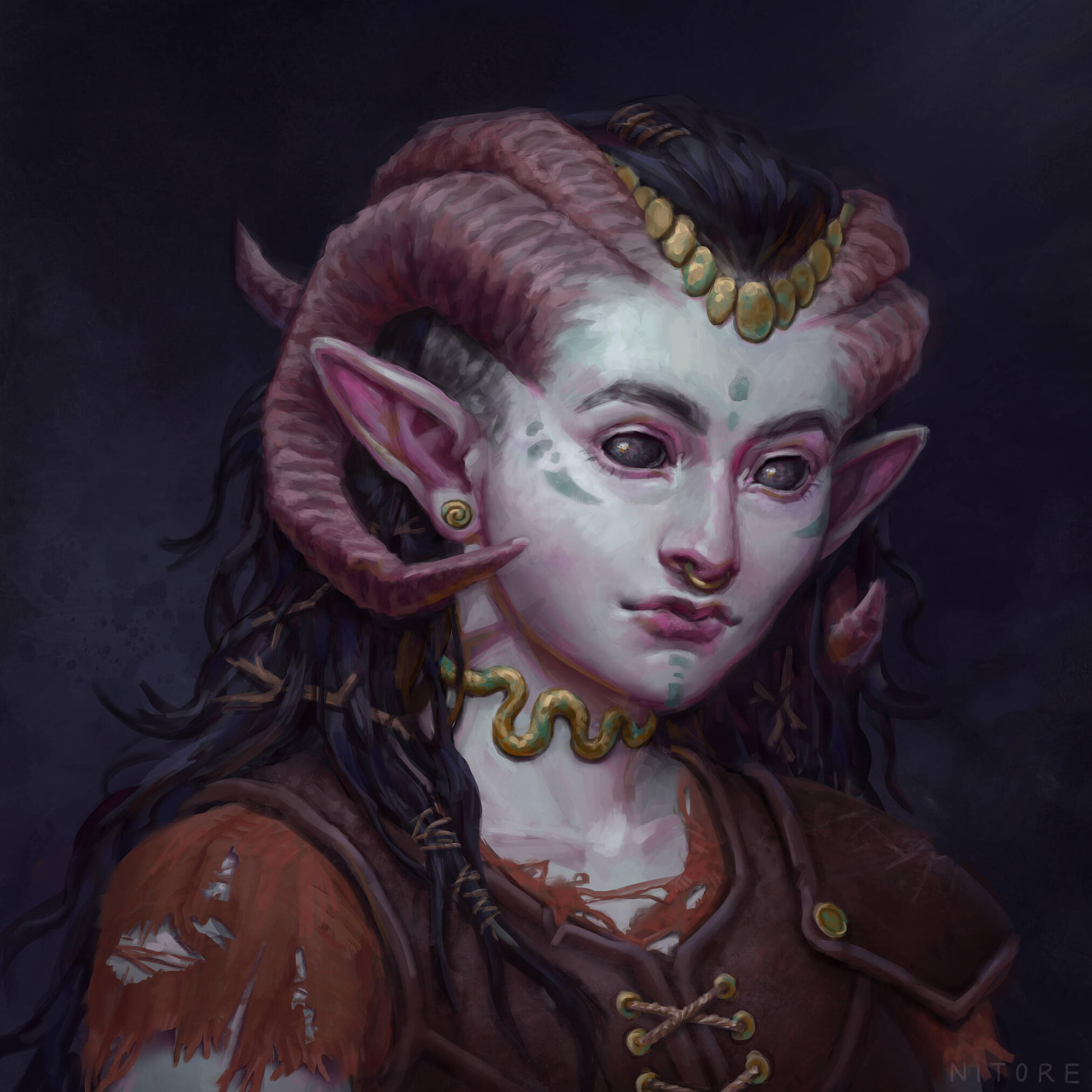 Calista, Tiefling Warlock